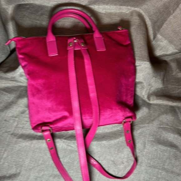 Juicy Couture PINK Velvet Backpack Shoulder bag - Picture 8 of 10